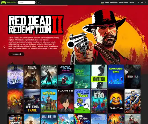 Preview proyecto gamesdemos